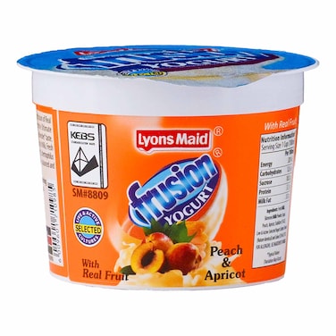 Frusion Peach &amp; Apricot Cup Yoghurt 100Ml