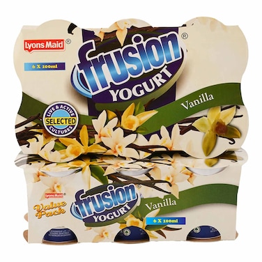 Frusion Value Pack Vanilla Yoghurt 6*100Ml