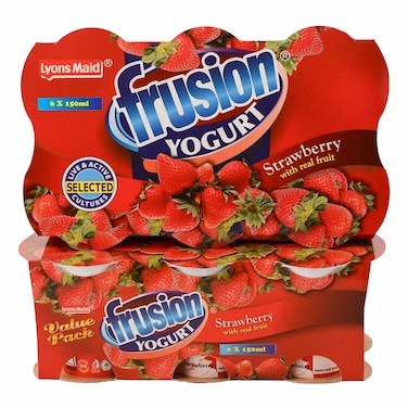 Frusion Value Pack Strawberry Yoghurt6*150Ml