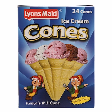 Lyons Maid 24 Ice Cream Cones 120G