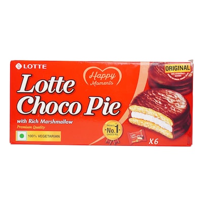 Lotte Pie Choco Biscuit 28Gx6