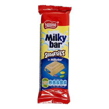 Nestle Smarties Milk Chocolate Block 80g