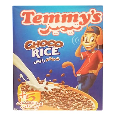 Temmy&#39;s Choco Rice Cereal 250g