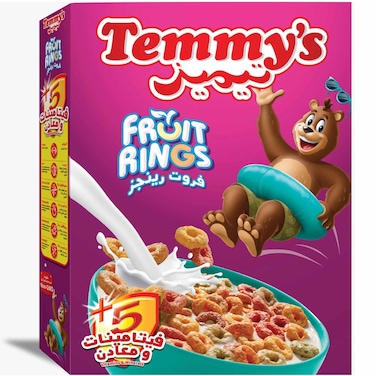 Temmy's Fruit Rings Breakfast Cereals 250G