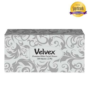Velvex Facial Tissues Silver 140S