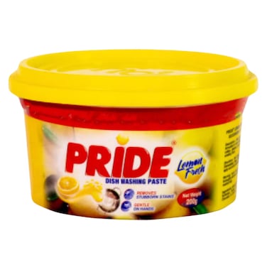 Pride Dishwashing Paste Lemon 200g