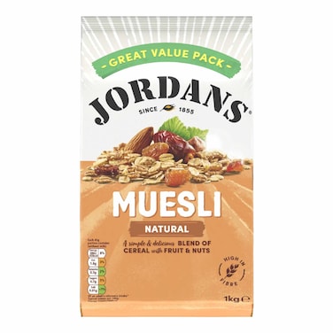 Jordans Nutural Muesli Fruit &amp; Nut 1Kg