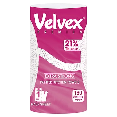 Velvex Kitchen Towels Premium Wh X1