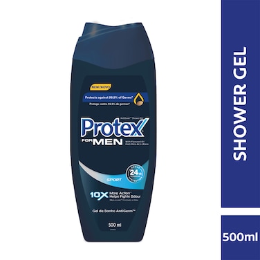 Protex Sport Antibacterial Shower Gel For Men 500ml