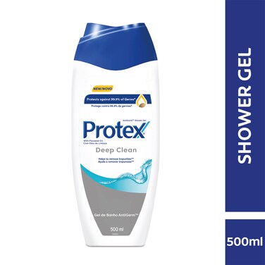 Protex Deep Clean 500ml Antibacterial Shower Gel