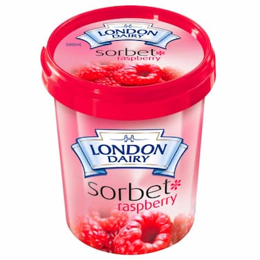 London Dairy Rasberry Sorbet 500Ml
