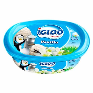 Igloo Vanilla Ice Cream Pack 1l
