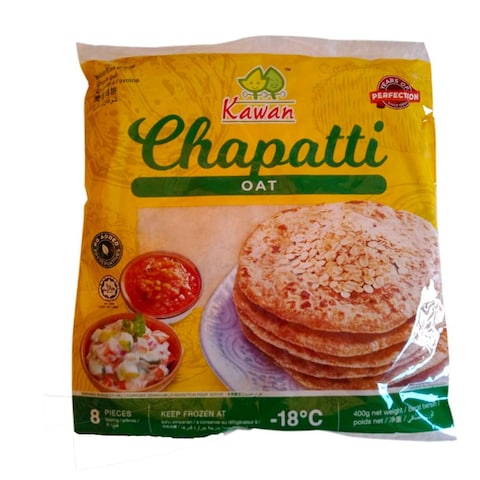 Kawan Frozen Chapatis With Oat 400G