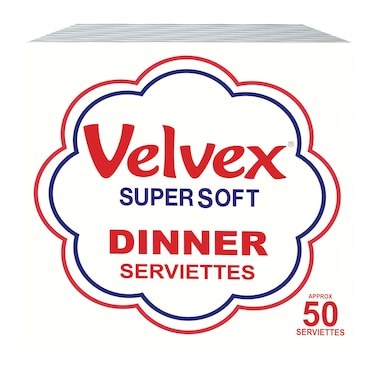Velvex Napkin White Elegance