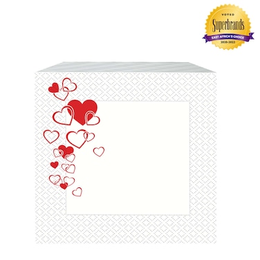 Velvex Serviette Heart