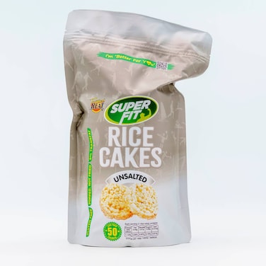 Tropical Heat SuperFit Rice Cakes Unsalted 120G