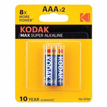 Kodak Alkaline Max AAA 2 Batteries