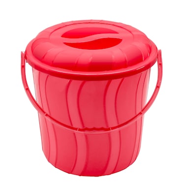 Lid Stripe Bucket With Lid 1L