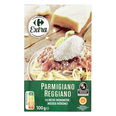 Carrefour Parmigiano Reggiano Cheese 100G