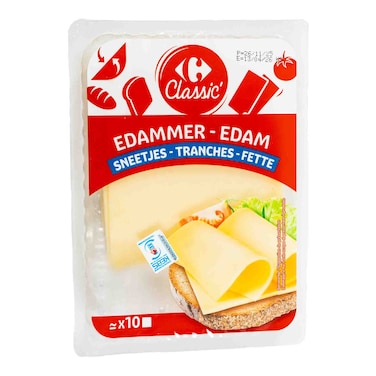 Carrefour Edam Slices Cheese 200G