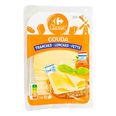 Carrefour Gouda Slices Cheese 200g