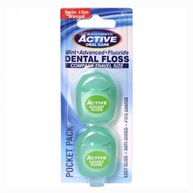 Active Dental Floss Advanced Travel12Mx2