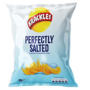 Krackles Perfectly Salted Potato Chips 30G