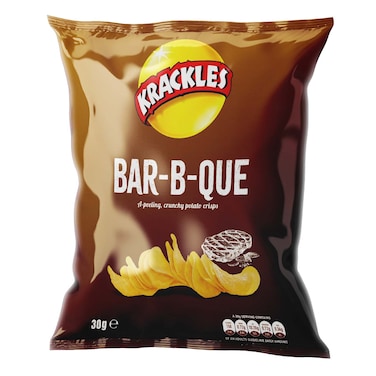 Krackles Barbeque Potato Chips 30G