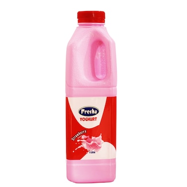 FRESHA STRAW/ BOTTLE YOGURT 1L
