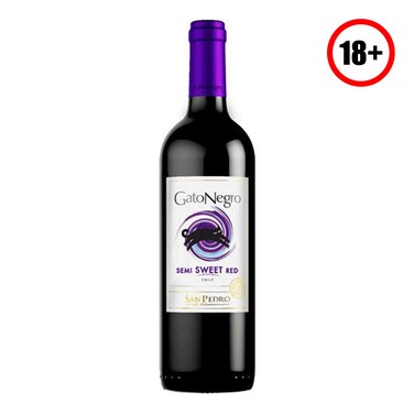Gato Negro Semi Sweet Red Wine 750Ml