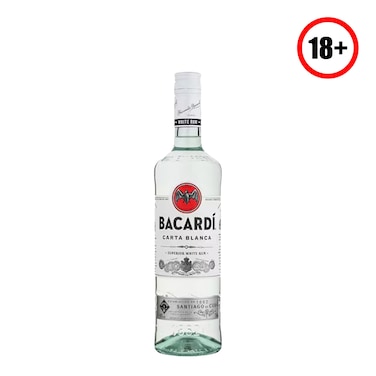Bacardi Carta Blanca Clear Rum750Ml