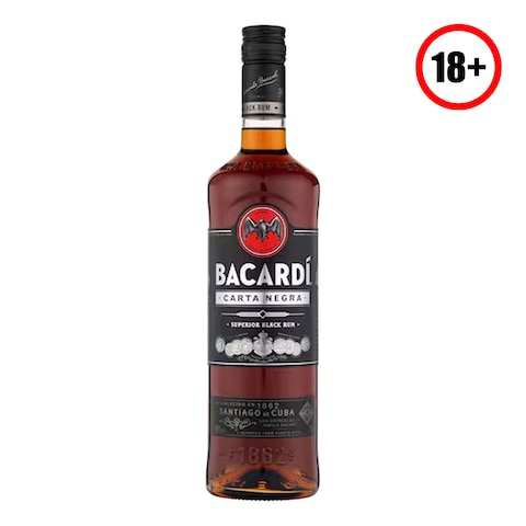 Bacardi Carta Negra Black Rum 750Ml