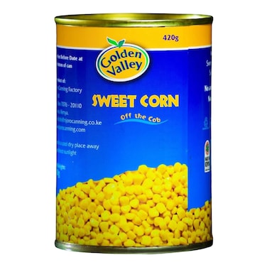 Golden Valley Sweet Corn Off Cob 420g