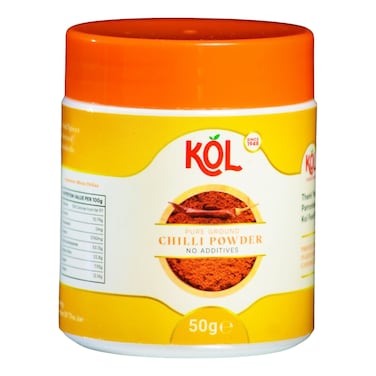 Kol Chilies Ground 50G