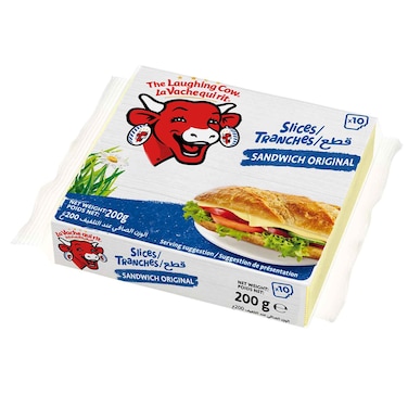 The Laughing Cow Original Cheese Sandwich Slices 200G