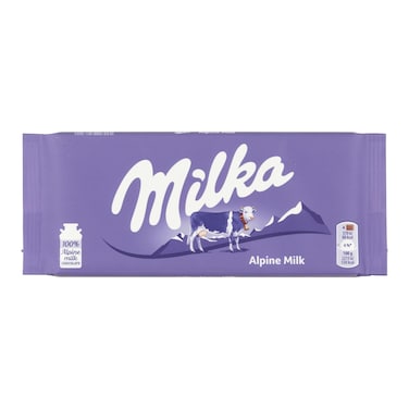 Milka Alpine Milk Chocolate 100G