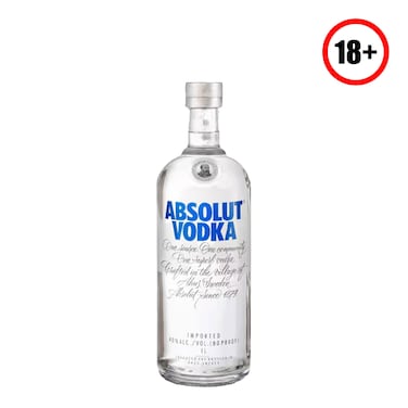 Absolut Imported Vodka 1L