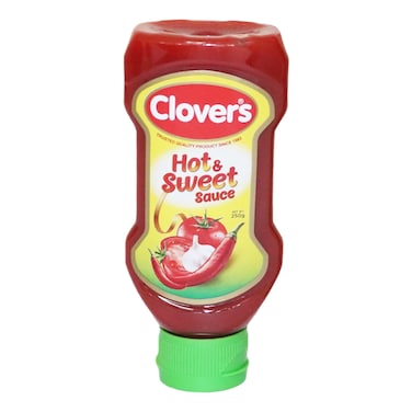 Clovers Hot and Sweet Sauce 250ml