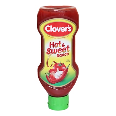 Clovers Hot and Sweet Sauce 400ml