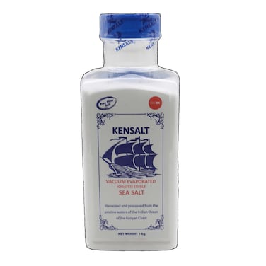 Kensalt Free Flow Iodized Table Salt 1kg