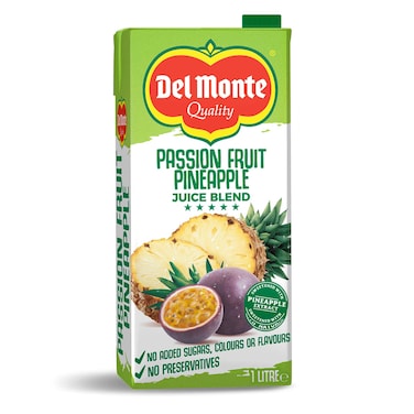 Del Monte Pineapple And Passion Blended Juice 1L
