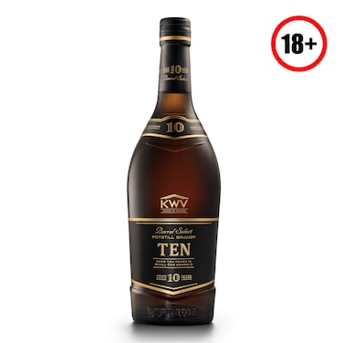 KWV Barrel Select 10 Year Old Small Oak Barrels Potstill Brandy Wine 750ml