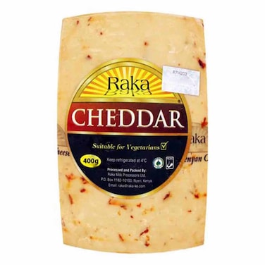 Raka Cheddar Slice Cheese 400G