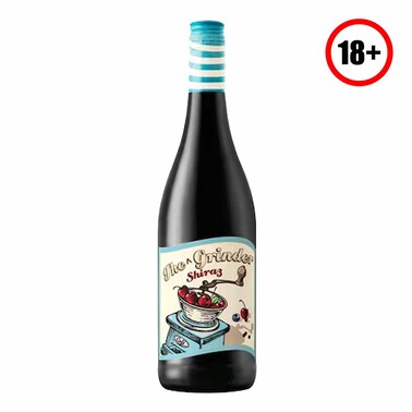The Grinder Shiraz Dry Red Wine 750ml