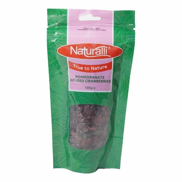 Naturalli Dried Pomegranate / Cranberries 100g