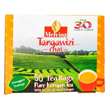 Melvins Ginger Tea Bags 50g