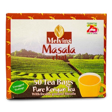 Melvins Masala Tea Bags 50g