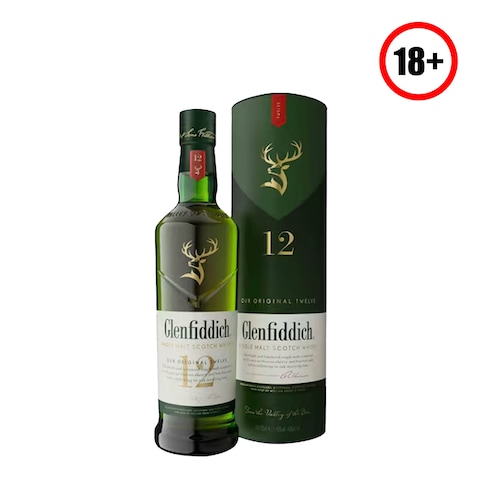 Glenfiddich 12 Year Old Single Malt Scotch Whisky 750ml