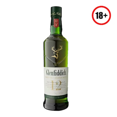Glenfiddich 12 Year Old Single Malt Scotch Whisky 750ml