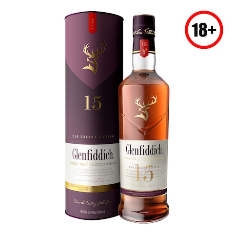Glenfiddich 15 Year Old Single Malt Scotch Whisky 70cl